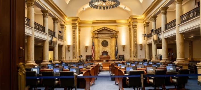 Healthcare professional working on a computer. Healthcare professional working on a computer.